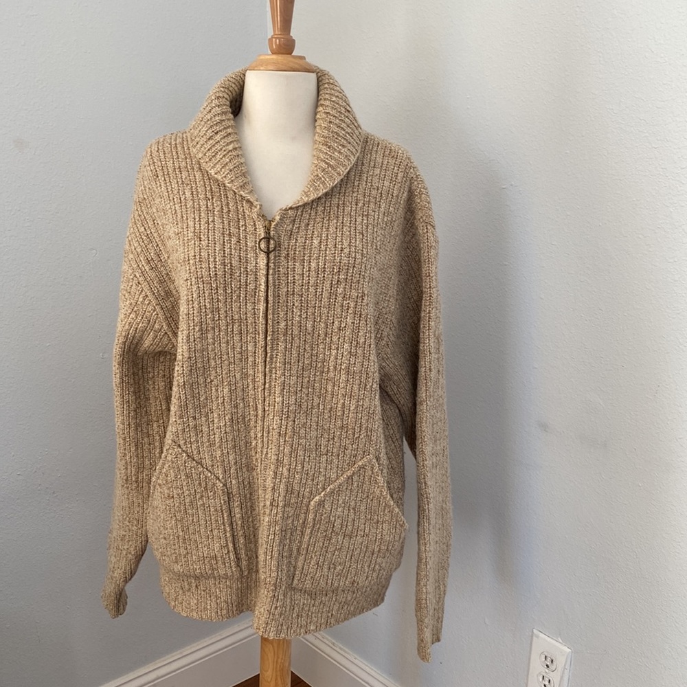 Pendleton Ribbed Wool Sweater Size XL